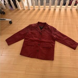 Deep Red Women's Blazer